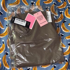 PrettyLittleThing Brown Sculpt High Waist Leggings